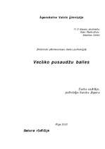 Referāts 'Vecāko pusaudžu bailes', 1.