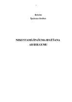 Referāts 'Nekustamā īpašuma iegūšana ar ieilgumu', 1.