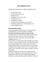 Referāts 'Kultūras teorijas', 2.