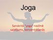 Prezentācija 'Joga', 1.