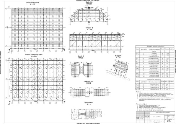 Konspekts 'Koka konstrukcijas studiju projekts', 99.