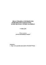 Eseja 'Filmas "Savu pasauli iegūst pasauli zaudējušais" recenzija', 2.