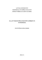 Paraugs 'SIA "Ice" maksātnespējas prognožu aprēķins un novērtēšana', 1.