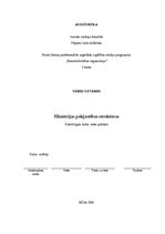 Konspekts 'Ministrijas pakļautības struktūras', 1.