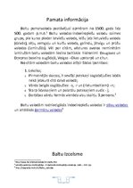 Referāts 'Baltu valodas senatnē', 4.