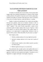 Konspekts 'Kas raksturīgs hipotēzei un dispozīcijai', 1.