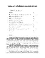 Referāts 'Latvijas brīvās ekonomiskās zonas', 1.