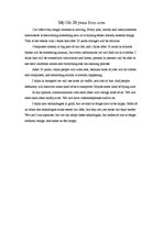 Eseja 'My Life 20 Years from Now', 2.