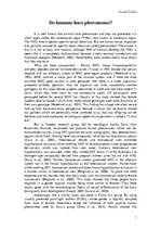 Referāts 'Do Humans Have Pheromones?', 1.