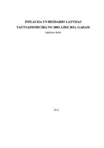 Diplomdarbs 'Inflācija un bezdarbs Latvijas tautsaimniecibā no 2005. līdz 2011.gadam', 1.