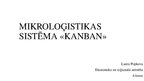 Prezentācija 'Mikroloģistikas sistēma "Kanban"', 1.