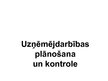 Prezentācija 'Uzņēmējdarbības plānošana un kontrole', 1.