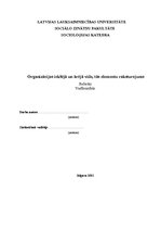 Referāts 'Organizācijas iekšējās un ārējās vides raksturojums', 1.