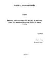 Eseja 'Описание жизненного цикла предприятия "Lateko Līzings"', 1.