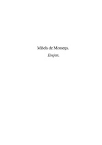 Referāts 'Mišels de Monteņs "Esejas"', 1.