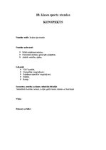 Konspekts '10.klases sporta stundas konspekts', 1.
