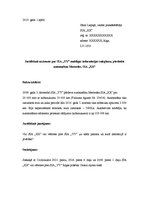 Paraugs 'Juridiskais atzinums par SIA "YY" maldīgas informācijas sniegšanu, pārdodot auto', 1.