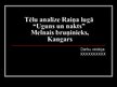 Prezentācija 'Tēlu analīze Raiņa lugā "Uguns un nakts". Melnais bruņinieks, Kangars', 1.