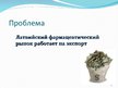 Referāts 'Фармацевтический рынок Латвии', 21.
