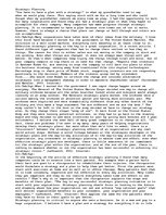 Eseja 'Strategic Planning', 1.