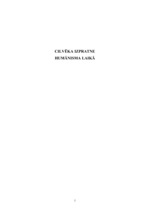 Referāts 'Cilvēka izpratne humānisma laikā', 1.