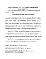 Referāts 'Inventarizācijas būtība un tās norise SIA "X"', 6.