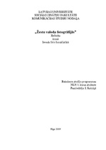 Referāts 'Žestu valoda fotogrāfijās', 1.