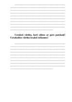 Konspekts 'Darba lapas patskaņu garuma diferencēšanai', 14.