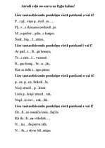 Konspekts 'Darba lapas patskaņu garuma diferencēšanai', 16.