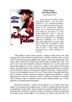 Eseja 'Filmas "Maltas vanags" analīze', 1.