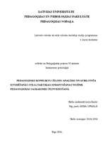 Referāts 'Pedagoģisko konfliktu cēloņu analīzes', 1.