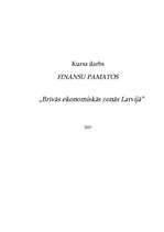 Referāts 'Brīvās ekonomiskās zonās Latvijā', 1.