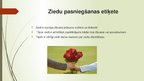 Prezentācija 'Ziedu un dāvanu pasniegšanas etiķete', 2.