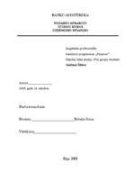 Referāts 'Nozares apraksts', 1.