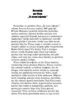 Eseja 'Recenzija par filmu "Es esmu leģenda"', 1.