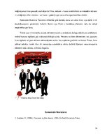 Referāts 'Kventina Tarantīno mākslas filma "Trakie suņi"', 14.