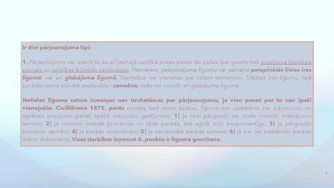 Prezentācija 'Saistību izbeigšana bez izpildījuma, pārveidošana', 3.