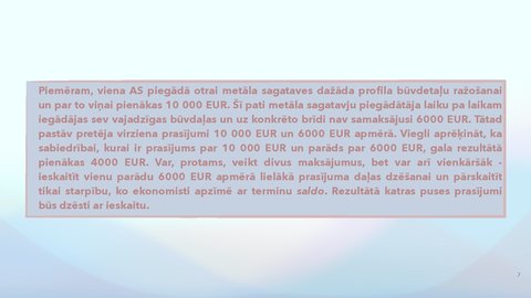 Prezentācija 'Saistību izbeigšana bez izpildījuma, pārveidošana', 7.