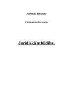 Referāts 'Valsts un tiesību teorija', 1.