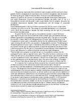 Referāts 'International Enviromental Law', 1.