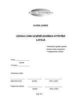 Referāts 'Līzinga loma uzņēmējdarbības attīstībā Latvijā', 1.