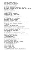 Eseja 'Poem: thoughts of you', 1.