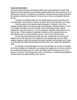 Eseja 'Work Environment', 1.