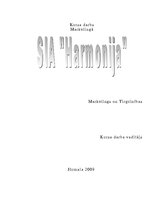 Referāts 'Frizētava "Harmonija"', 1.