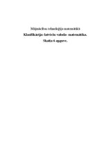 Konspekts 'Klasifikācija: latviešu valoda - matemātika. Skaitļa 6 apguve', 9.