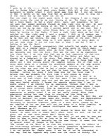 Eseja 'Satan', 1.
