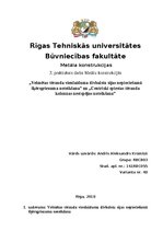 Paraugs '2. praktiskais darbs Metālu konstrukcijās  „Velmētas tērauda vienlaiduma divbals', 1.