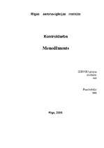 Referāts 'Менеджмент', 1.