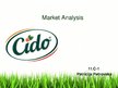 Prezentācija 'SIA "Cido Grupa" Market Analysis', 1.
