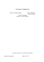 Prakses atskaite 'Pedagoģiskās prakses atskaite', 11.